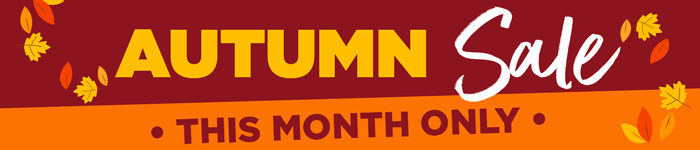 Autumn Sale Now On!