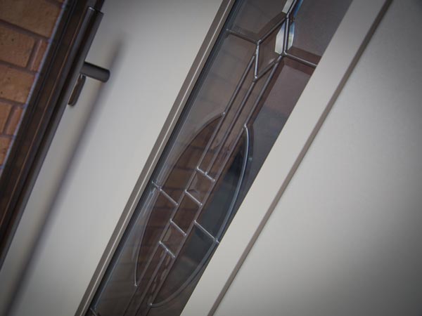 Olive Grey Front Door