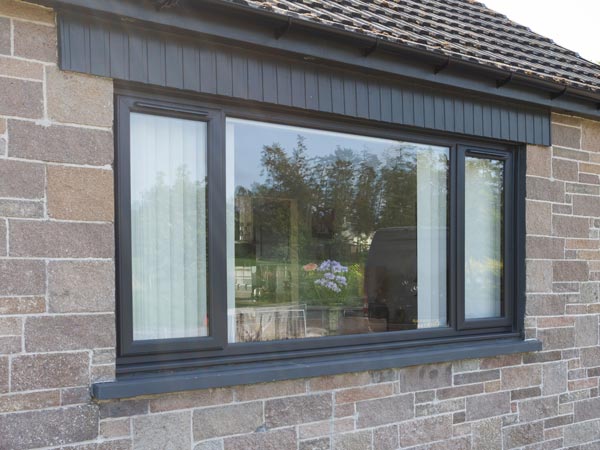 Grey UPVC Windows in Scotland