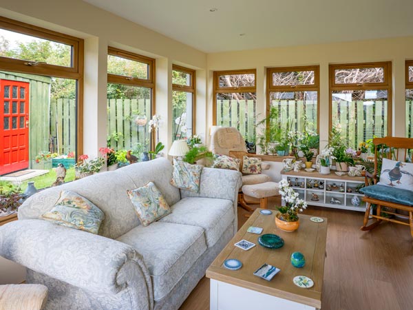 Sunroom with French Doors Scotland