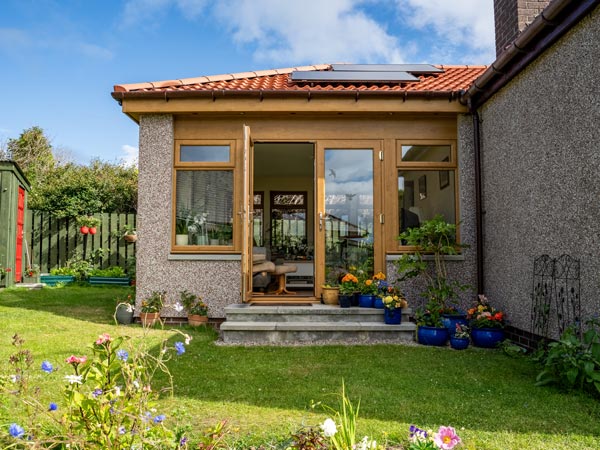 Sunroom with French Doors Scotland