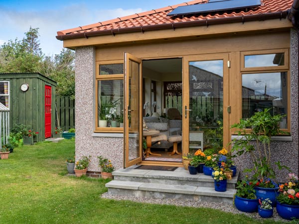 Sunroom with French Doors Scotland